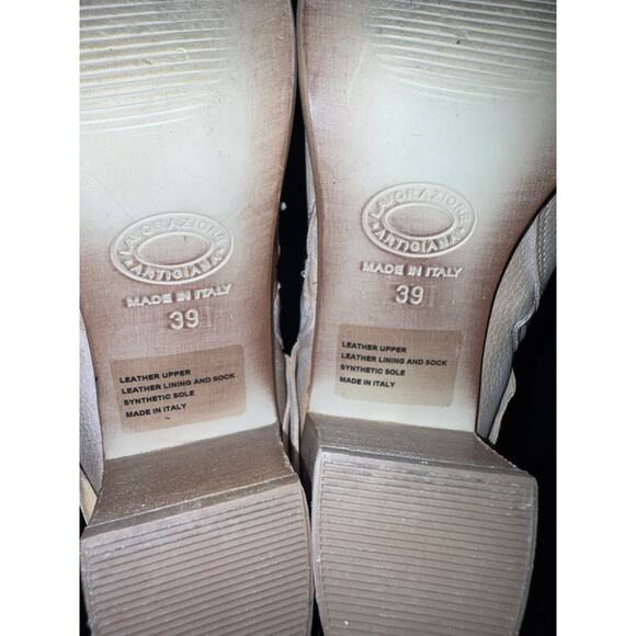 Sundance Cream Leather Western Heeled
Booties- size 39/9 - N18 - Picture 12 of 12